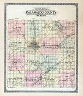 Kalamazoo County Outline Map, Kalamazoo County 1910